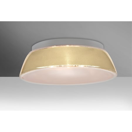 Pica 17 Ceiling, Creme Sand, 3x60W Incandescent